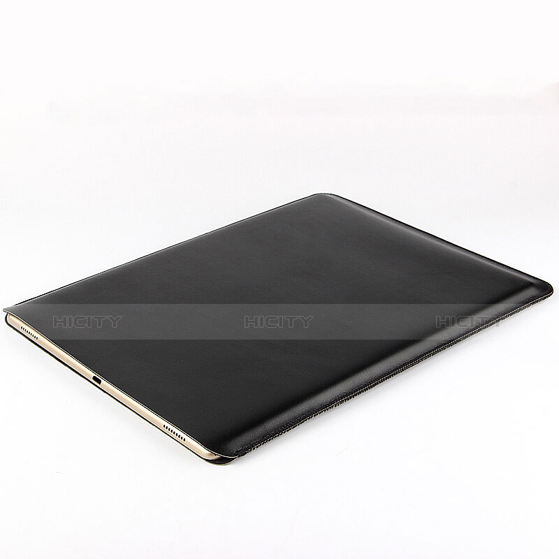 Morbido Pelle Custodia Marsupio Tasca per Samsung Galaxy Tab S7 Plus 5G 12.4 SM-T976 Nero