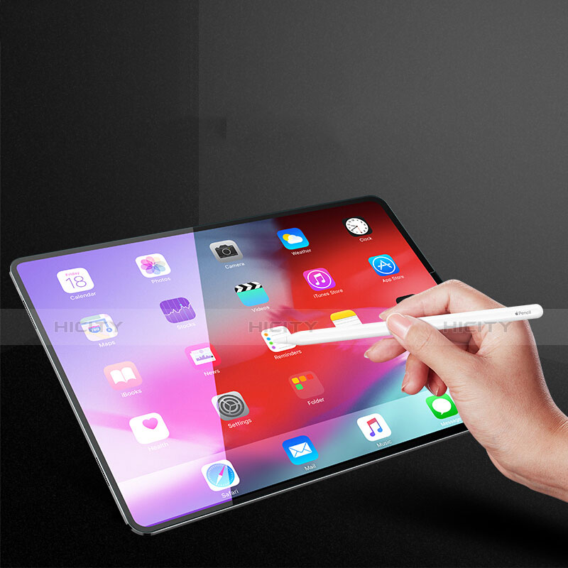 Pellicola in Vetro Temperato Protettiva Anti Blu-Ray Proteggi Schermo Film per Apple iPad Pro 12.9 (2018) Chiaro