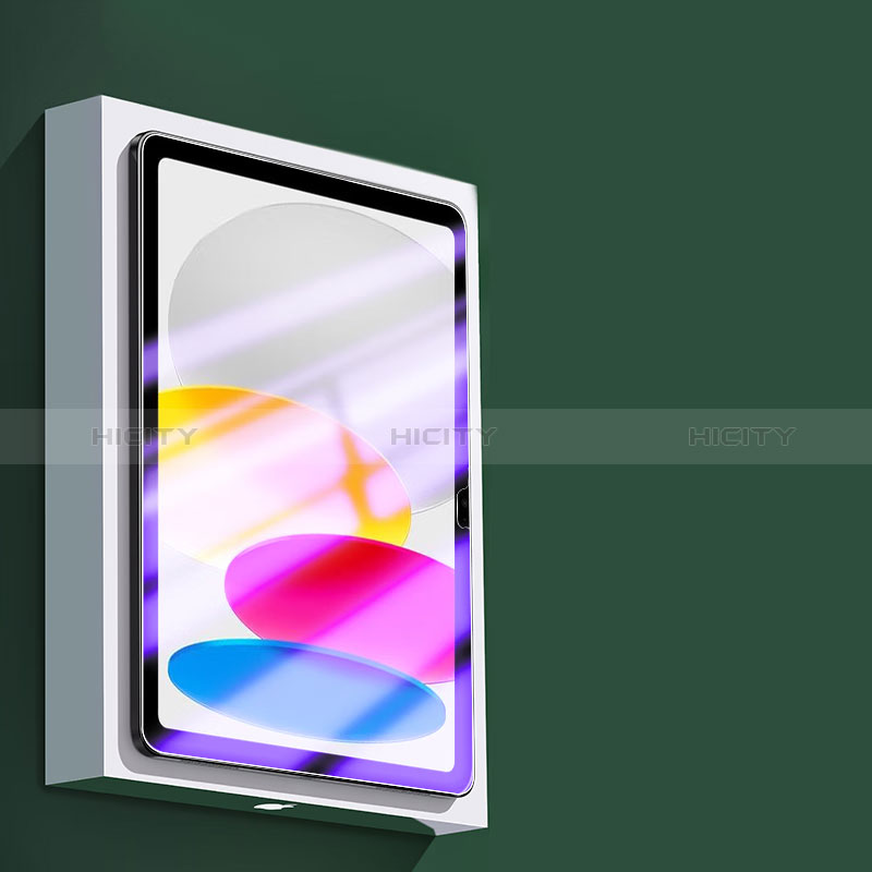 Pellicola in Vetro Temperato Protettiva Anti Blu-Ray Proteggi Schermo Film Z01 per Apple iPad 10.9 (2022) Chiaro