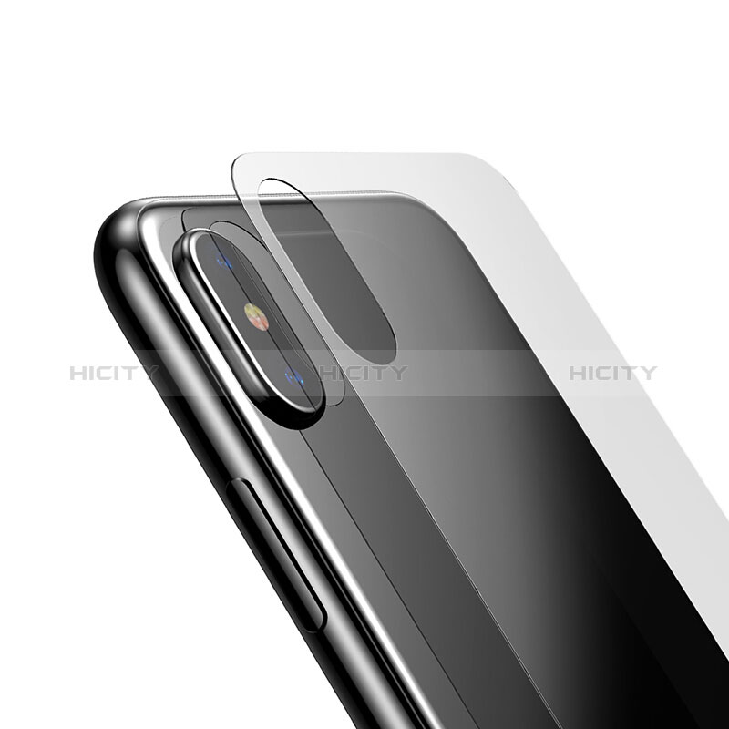 Pellicola in Vetro Temperato Protettiva Fronte e Retro per Apple iPhone Xs Chiaro