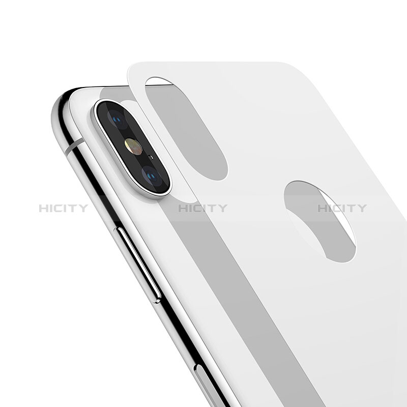 Pellicola in Vetro Temperato Protettiva Fronte e Retro T01 per Apple iPhone X Bianco