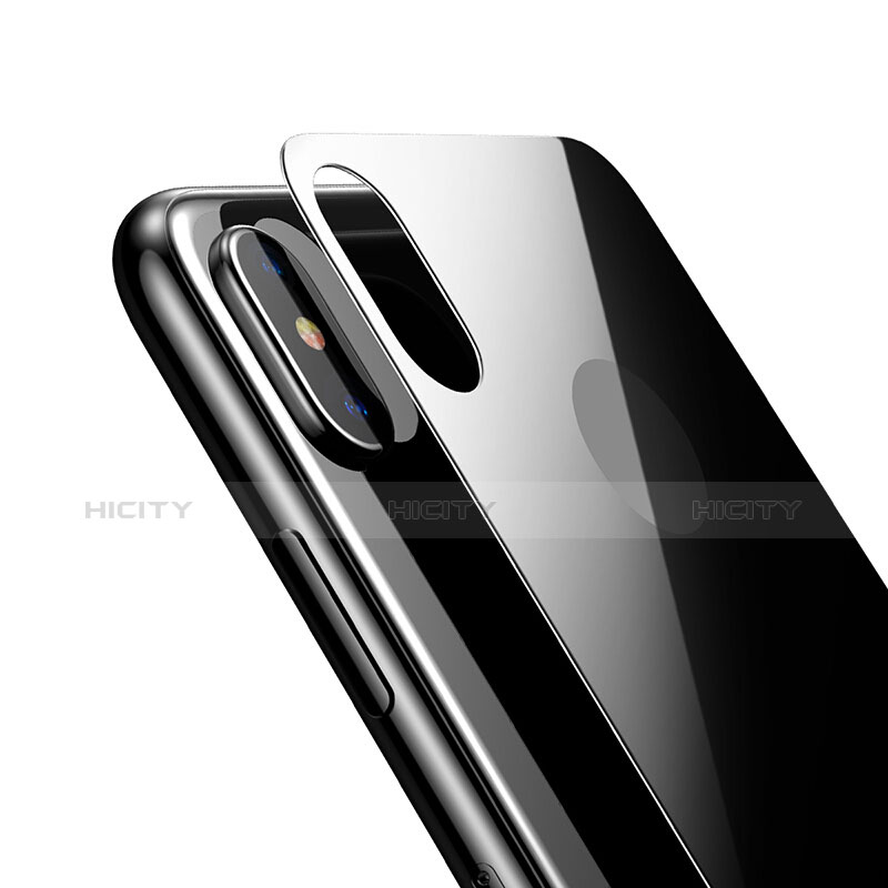Pellicola in Vetro Temperato Protettiva Fronte e Retro T01 per Apple iPhone Xs Max Nero