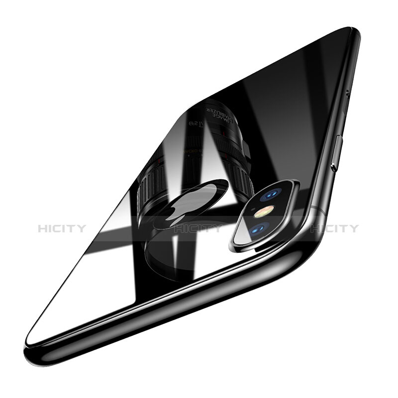 Pellicola in Vetro Temperato Protettiva Fronte e Retro T01 per Apple iPhone Xs Max Nero