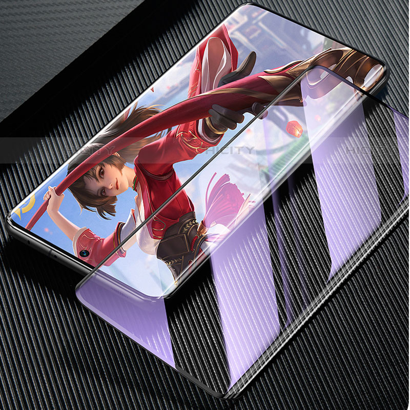 Pellicola in Vetro Temperato Protettiva Integrale Anti Blu-Ray Proteggi Schermo Film F02 per Xiaomi Mi 12 Pro 5G Nero