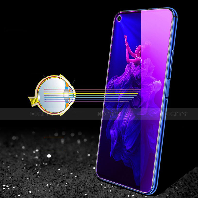 Pellicola in Vetro Temperato Protettiva Integrale Anti Blu-Ray Proteggi Schermo Film per Huawei Honor 20 Pro Nero