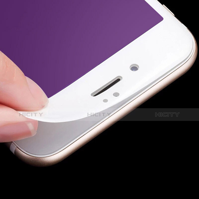 Pellicola in Vetro Temperato Protettiva Integrale Proteggi Schermo Film F02 per Apple iPhone 6S Bianco