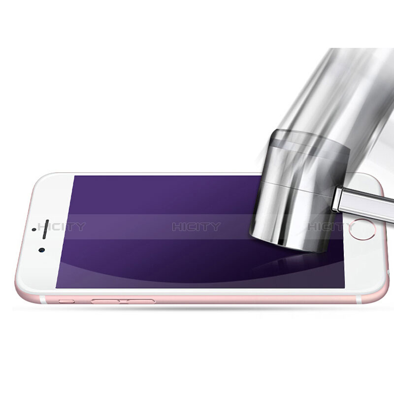 Pellicola in Vetro Temperato Protettiva Integrale Proteggi Schermo Film F02 per Apple iPhone 6S Plus Bianco