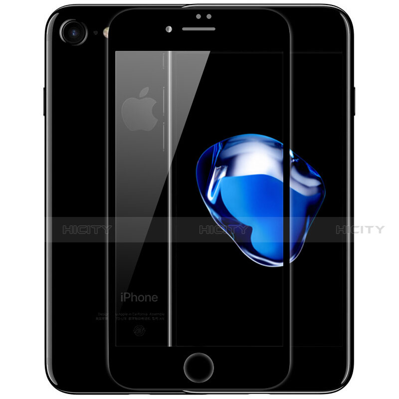 Pellicola in Vetro Temperato Protettiva Integrale Proteggi Schermo Film F02 per Apple iPhone SE (2020) Nero