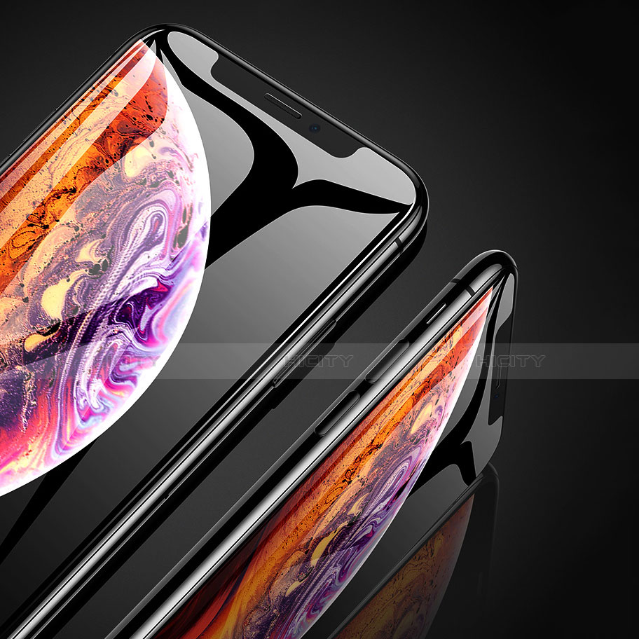 Pellicola in Vetro Temperato Protettiva Integrale Proteggi Schermo Film F02 per Apple iPhone XR Nero