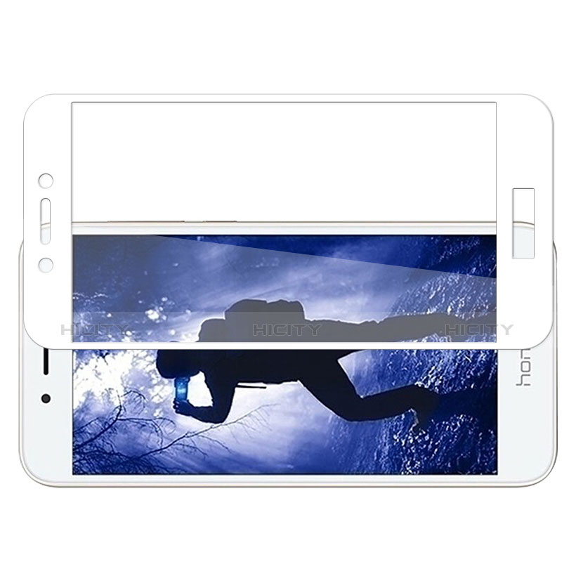 Pellicola in Vetro Temperato Protettiva Integrale Proteggi Schermo Film F02 per Huawei Honor 6A Bianco