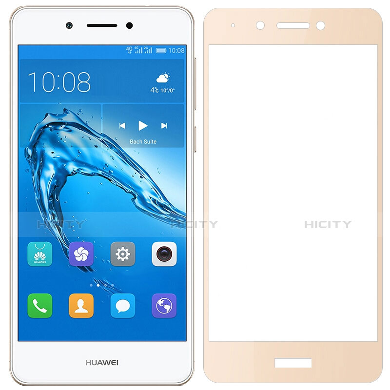 Pellicola in Vetro Temperato Protettiva Integrale Proteggi Schermo Film F02 per Huawei Honor 6C Oro