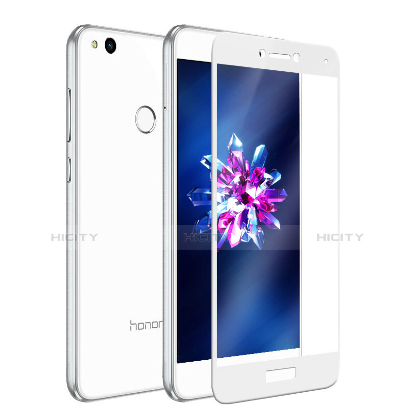 Pellicola in Vetro Temperato Protettiva Integrale Proteggi Schermo Film F02 per Huawei Honor 8 Lite Bianco