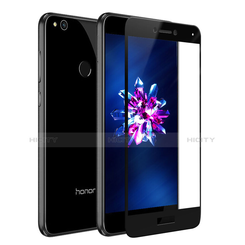 Pellicola in Vetro Temperato Protettiva Integrale Proteggi Schermo Film F02 per Huawei Honor 8 Lite Nero