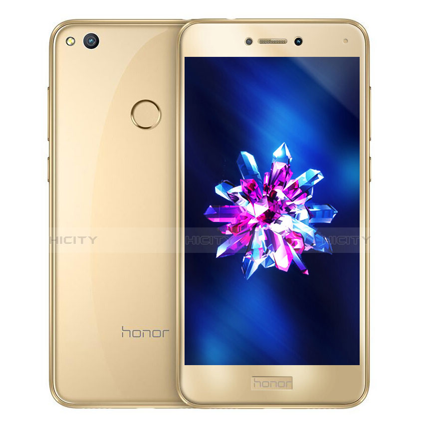 Pellicola in Vetro Temperato Protettiva Integrale Proteggi Schermo Film F02 per Huawei Honor 8 Lite Oro