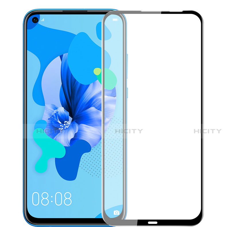 Pellicola in Vetro Temperato Protettiva Integrale Proteggi Schermo Film F02 per Huawei Nova 5i Nero