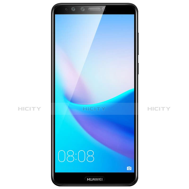 Pellicola in Vetro Temperato Protettiva Integrale Proteggi Schermo Film F02 per Huawei Y9 (2018) Nero