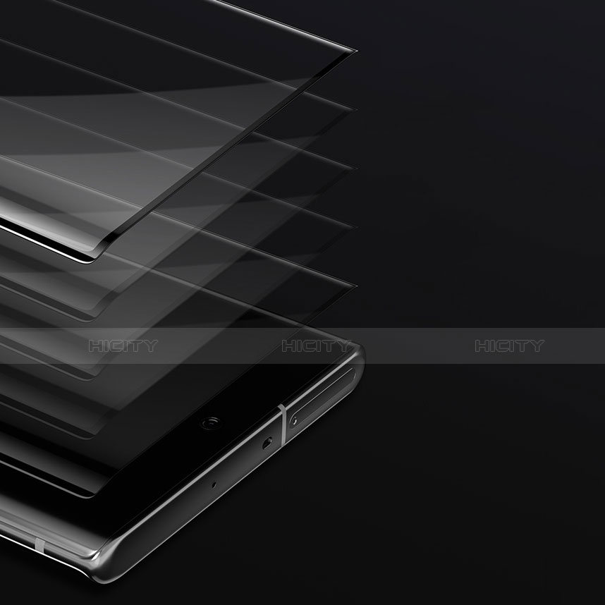 Pellicola in Vetro Temperato Protettiva Integrale Proteggi Schermo Film F02 per Samsung Galaxy Note 10 Plus 5G Nero