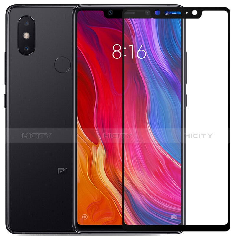 Pellicola in Vetro Temperato Protettiva Integrale Proteggi Schermo Film F02 per Xiaomi Mi 8 SE Nero