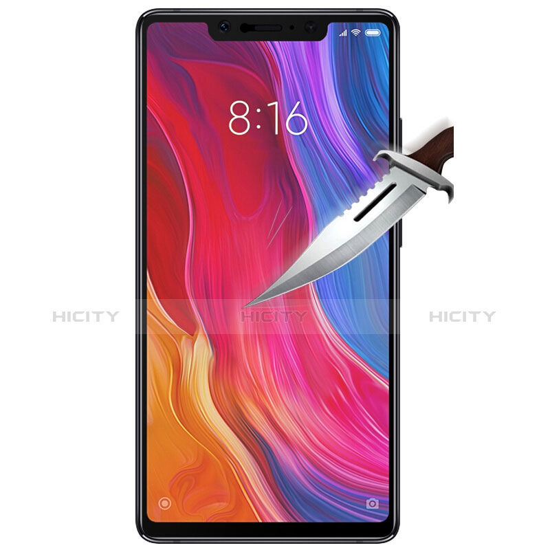 Pellicola in Vetro Temperato Protettiva Integrale Proteggi Schermo Film F02 per Xiaomi Mi 8 SE Nero