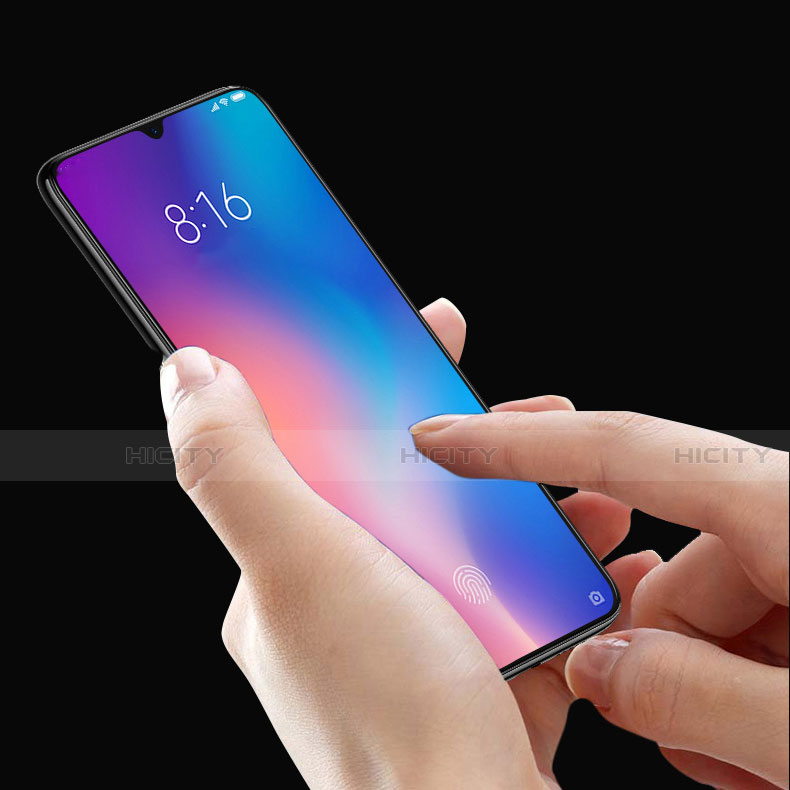 Pellicola in Vetro Temperato Protettiva Integrale Proteggi Schermo Film F02 per Xiaomi Mi A3 Lite Nero