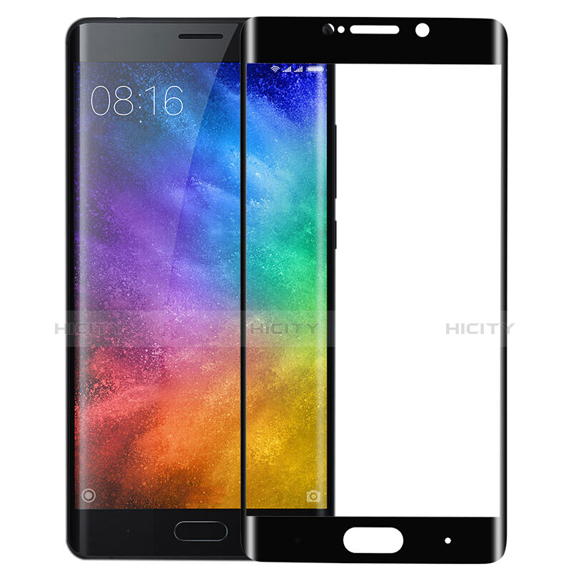 Pellicola in Vetro Temperato Protettiva Integrale Proteggi Schermo Film F02 per Xiaomi Mi Note 2 Nero