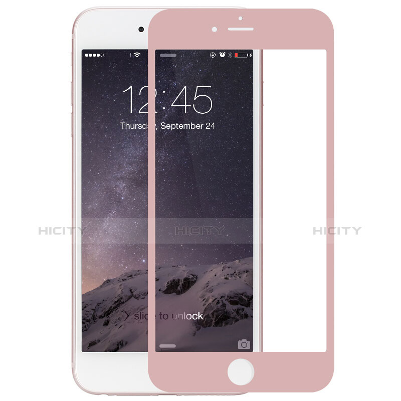 Pellicola in Vetro Temperato Protettiva Integrale Proteggi Schermo Film F03 per Apple iPhone 6S Plus Rosa