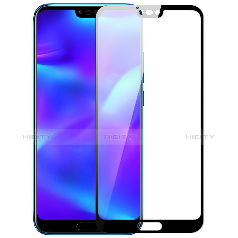 Pellicola in Vetro Temperato Protettiva Integrale Proteggi Schermo Film F03 per Huawei Honor 10 Nero