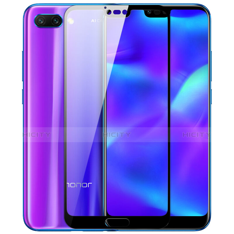 Pellicola in Vetro Temperato Protettiva Integrale Proteggi Schermo Film F03 per Huawei Honor 10 Nero