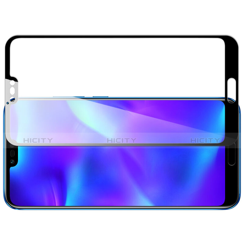 Pellicola in Vetro Temperato Protettiva Integrale Proteggi Schermo Film F03 per Huawei Honor 10 Nero