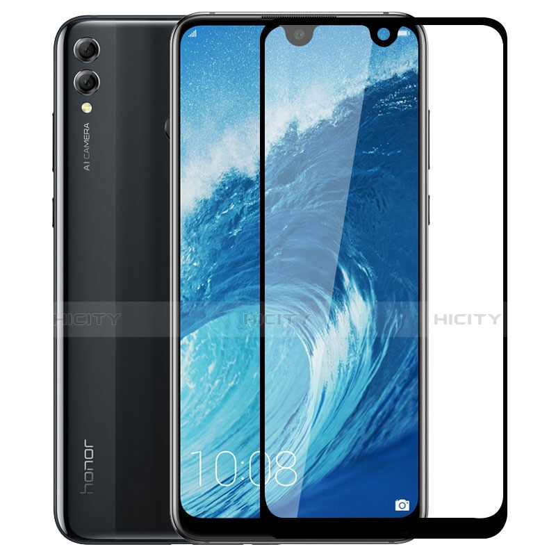 Pellicola in Vetro Temperato Protettiva Integrale Proteggi Schermo Film F03 per Huawei Honor 8X Max Nero