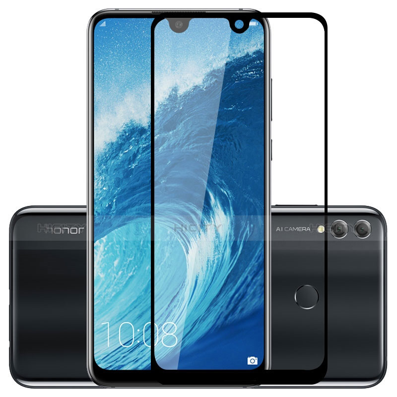 Pellicola in Vetro Temperato Protettiva Integrale Proteggi Schermo Film F03 per Huawei Honor 8X Max Nero