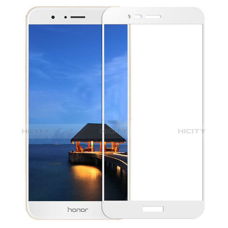 Pellicola in Vetro Temperato Protettiva Integrale Proteggi Schermo Film F03 per Huawei Honor 9 Bianco