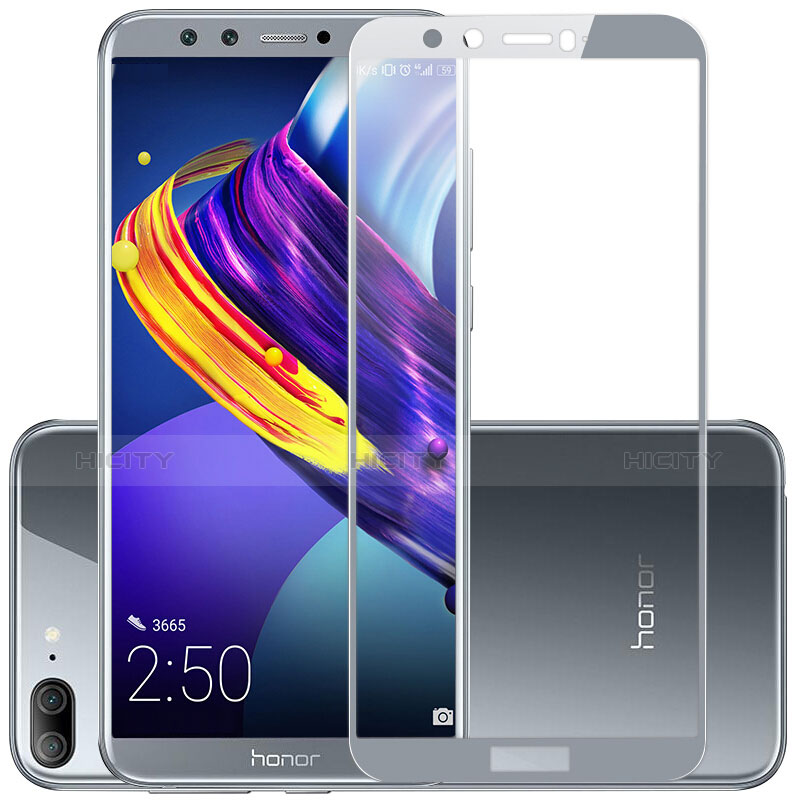 Pellicola in Vetro Temperato Protettiva Integrale Proteggi Schermo Film F03 per Huawei Honor 9 Lite Grigio