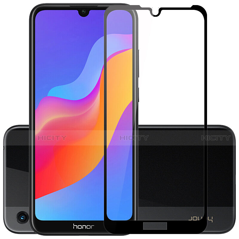 Pellicola in Vetro Temperato Protettiva Integrale Proteggi Schermo Film F03 per Huawei Y6 Prime (2019) Nero