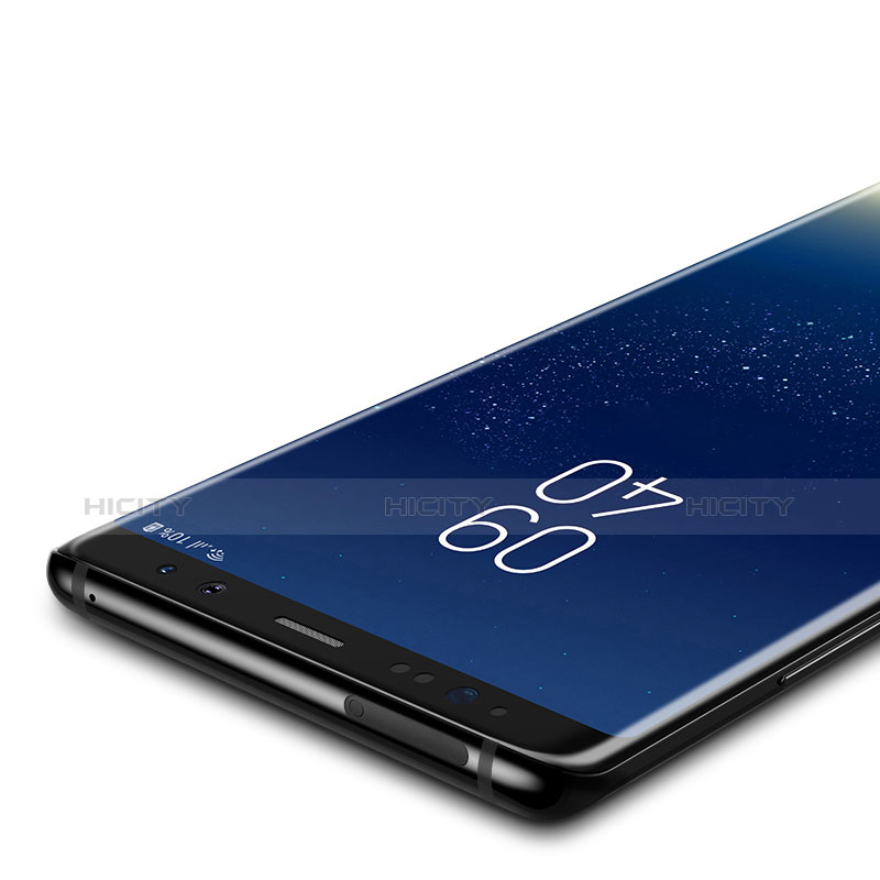 Pellicola in Vetro Temperato Protettiva Integrale Proteggi Schermo Film F03 per Samsung Galaxy Note 8 Nero