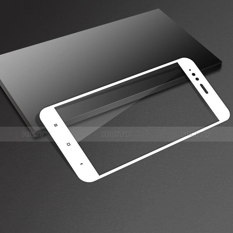 Pellicola in Vetro Temperato Protettiva Integrale Proteggi Schermo Film F03 per Xiaomi Mi 5X Bianco
