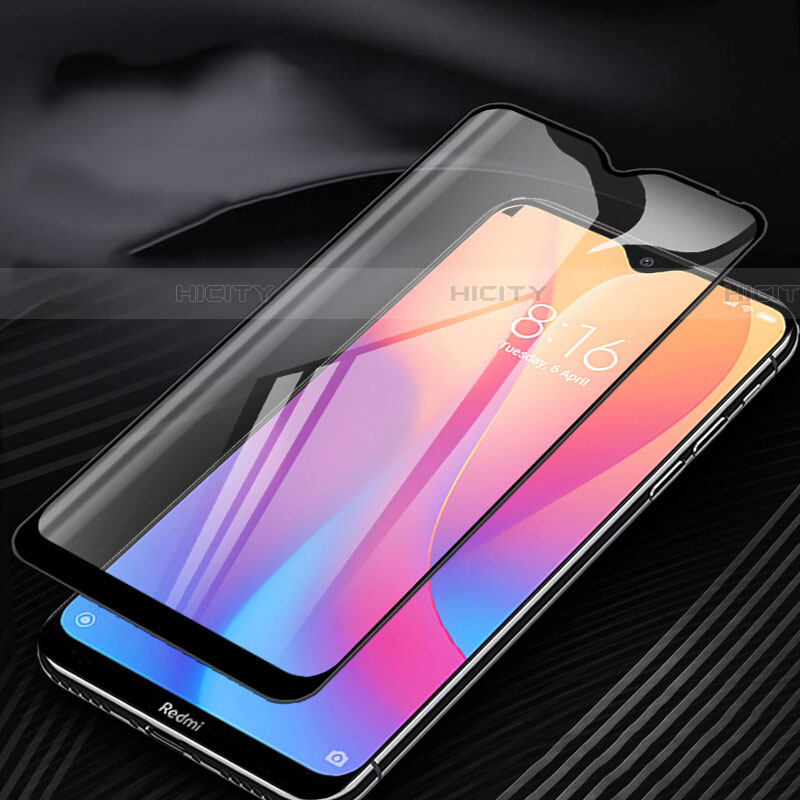 Pellicola in Vetro Temperato Protettiva Integrale Proteggi Schermo Film F03 per Xiaomi Redmi 8 Nero