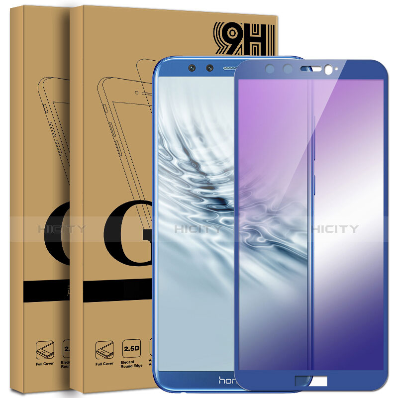 Pellicola in Vetro Temperato Protettiva Integrale Proteggi Schermo Film F04 per Huawei Honor 9 Lite Blu