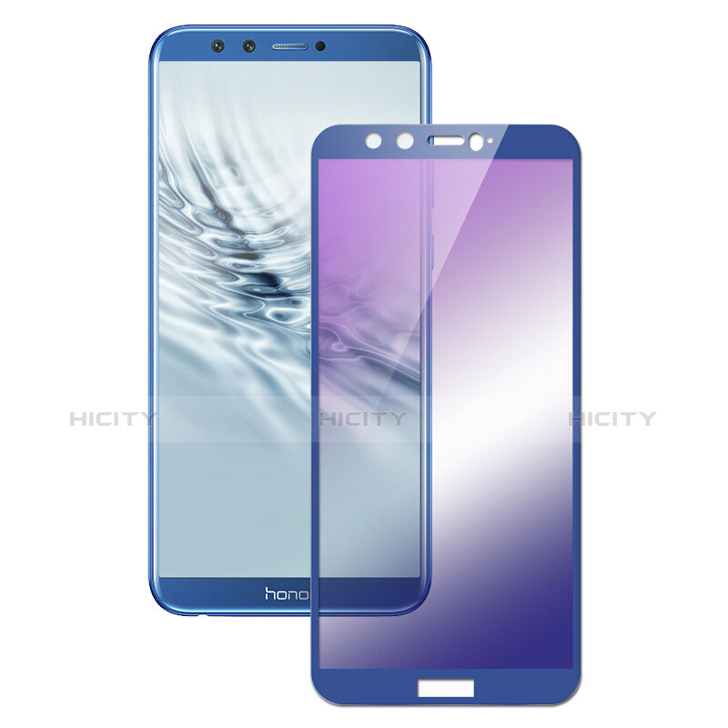 Pellicola in Vetro Temperato Protettiva Integrale Proteggi Schermo Film F04 per Huawei Honor 9 Lite Blu