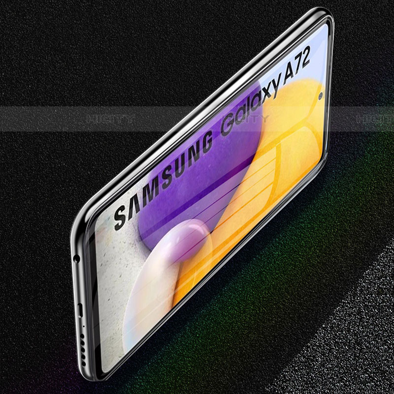 Pellicola in Vetro Temperato Protettiva Integrale Proteggi Schermo Film F04 per Samsung Galaxy A72 5G Nero