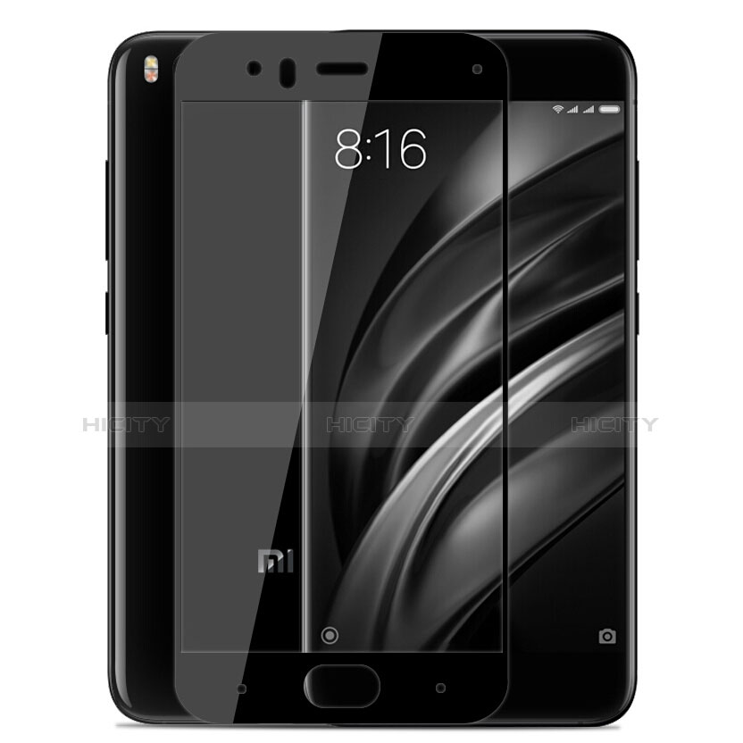 Pellicola in Vetro Temperato Protettiva Integrale Proteggi Schermo Film F04 per Xiaomi Mi 6 Nero