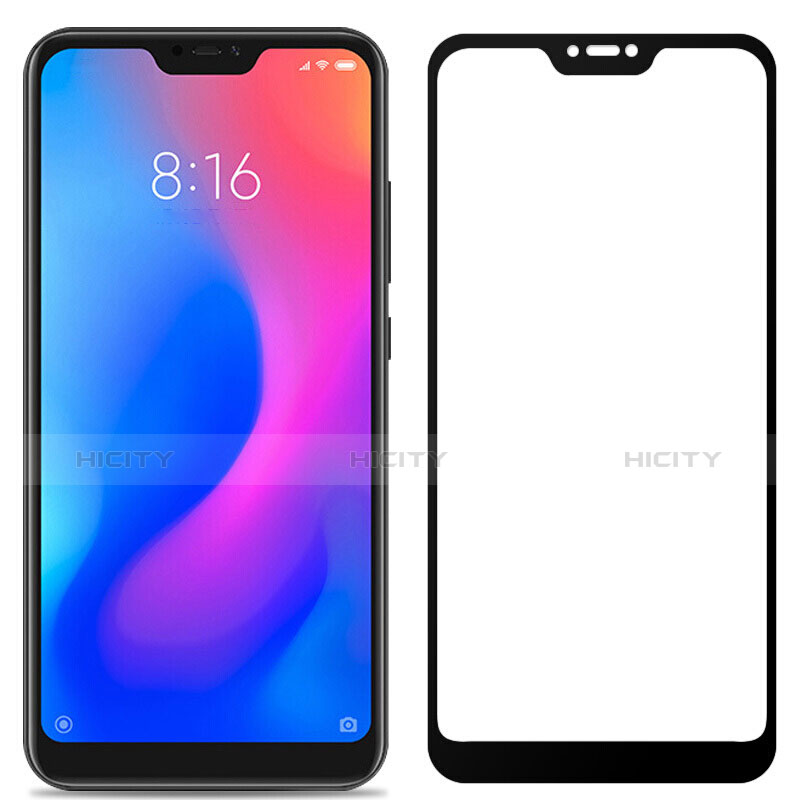 Pellicola in Vetro Temperato Protettiva Integrale Proteggi Schermo Film F04 per Xiaomi Mi A2 Lite Nero