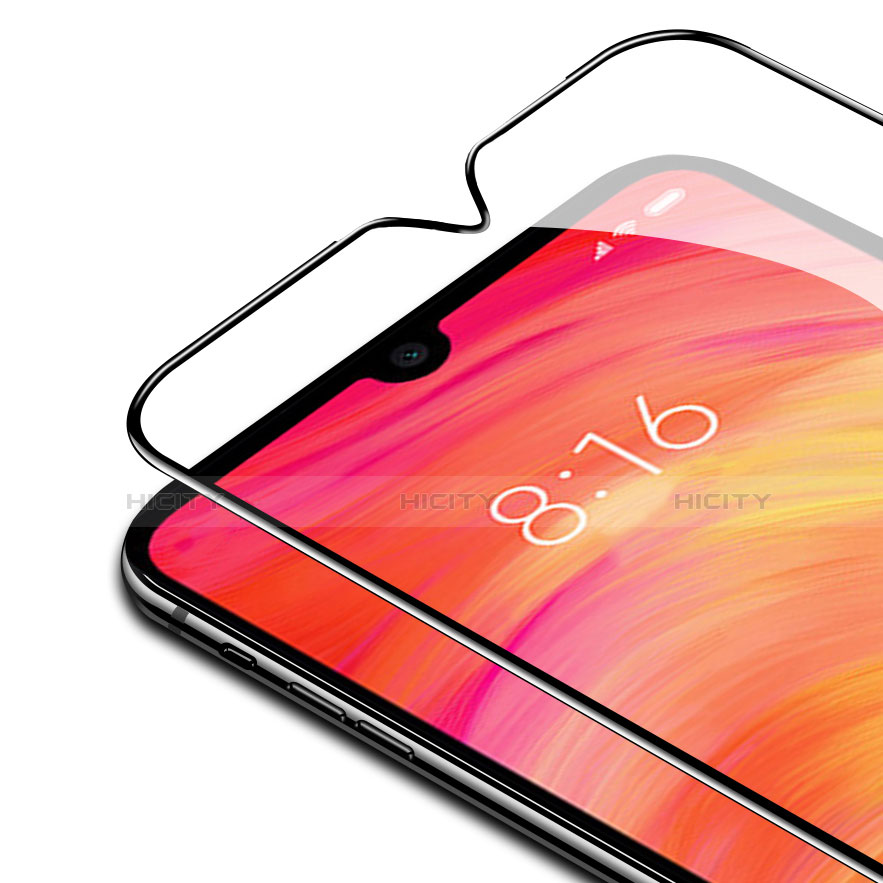 Pellicola in Vetro Temperato Protettiva Integrale Proteggi Schermo Film F04 per Xiaomi Redmi Note 8 Nero