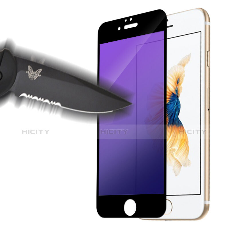 Pellicola in Vetro Temperato Protettiva Integrale Proteggi Schermo Film F05 per Apple iPhone 6 Nero