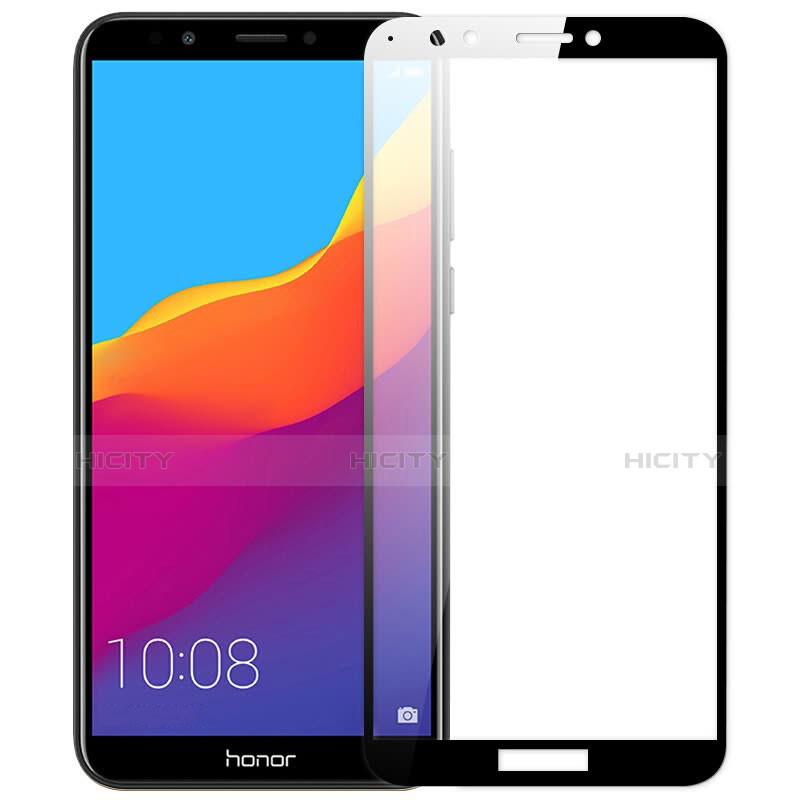 Pellicola in Vetro Temperato Protettiva Integrale Proteggi Schermo Film F05 per Huawei Honor 7C Nero