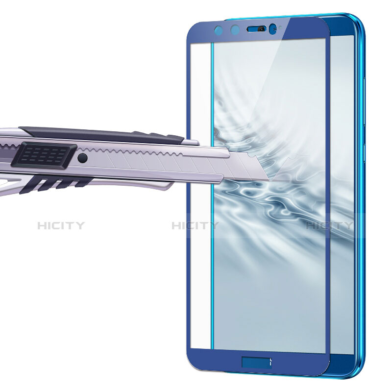 Pellicola in Vetro Temperato Protettiva Integrale Proteggi Schermo Film F05 per Huawei Honor 9 Lite Blu