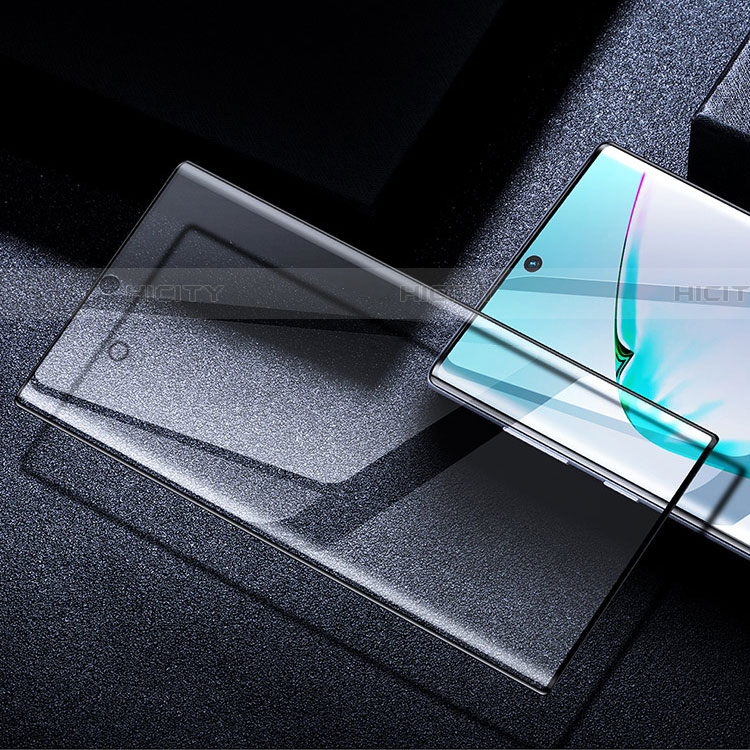Pellicola in Vetro Temperato Protettiva Integrale Proteggi Schermo Film F05 per Samsung Galaxy Note 10 Plus 5G Nero