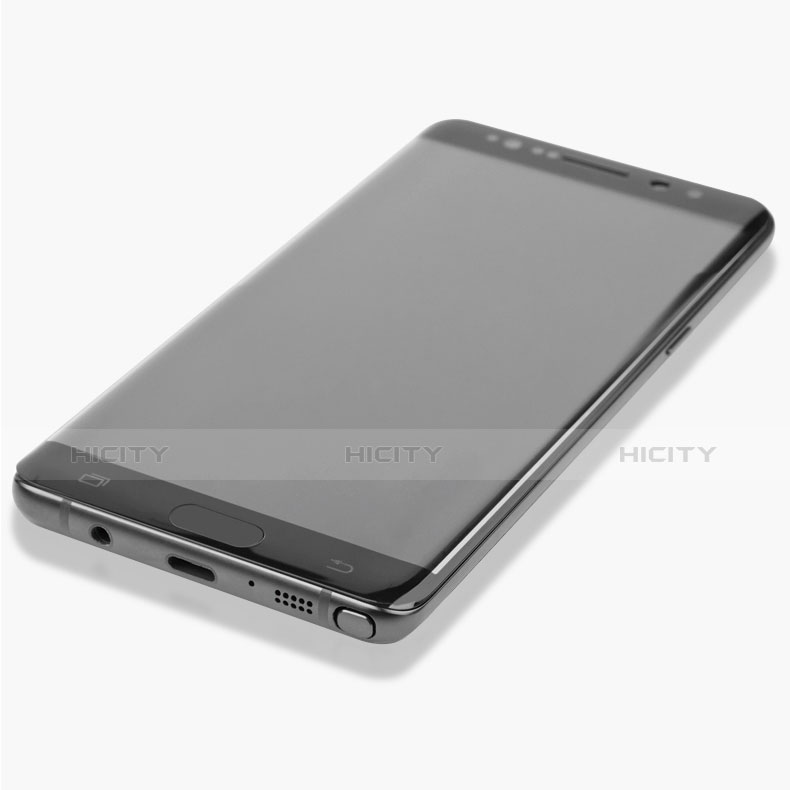 Pellicola in Vetro Temperato Protettiva Integrale Proteggi Schermo Film F05 per Samsung Galaxy Note 7 Nero