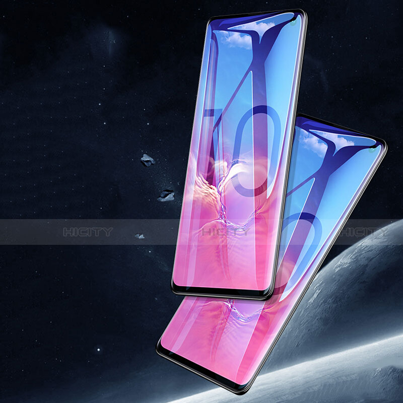 Pellicola in Vetro Temperato Protettiva Integrale Proteggi Schermo Film F05 per Samsung Galaxy S10 5G Nero