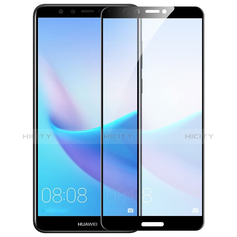 Pellicola in Vetro Temperato Protettiva Integrale Proteggi Schermo Film F06 per Huawei Honor 7C Nero